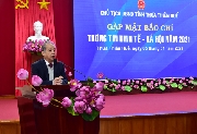 Gặp mặt báo chí thông tin về kinh tế - xã hội năm 2021