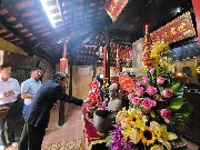 Dâng hương tưởng niệm Danh nhân Văn hóa Đặng Huy Trứ nhân Ngày Nhiếp ảnh Việt Nam