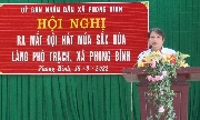 Ra mắt Đội hát múa Sắc Bùa làng Phò Trạch