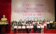 139 nghệ sĩ được đề nghị xét tặng danh hiệu NSND