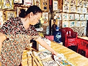 Tranh làng Sình - Nét đẹp tâm linh nơi vùng đất Cố Đô