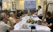 Chấm sơ khảo chuyên ngành Mỹ thuật Giải thưởng VHNT Cố đô lần thứ VII