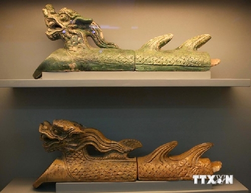 Trưng bày hiện vật quý phát hiện tại Hoàng Thành Thăng Long