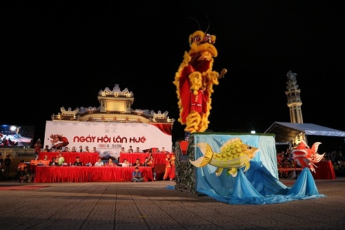 Mãn nhãn vòng thi Nhất Địa Bửu Ngày hội lân Huế