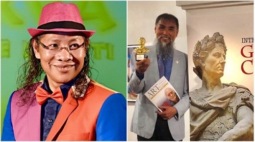 Đến triển lãm tranh 'Vũ điệu sắc màu' để xem Hoàng Định và Somsak 'vẽ' âm thanh