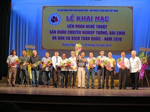 500 nghệ sĩ tham gia Liên hoan sân khấu Tuồng, Bài chòi và Dân ca kịch toàn quốc