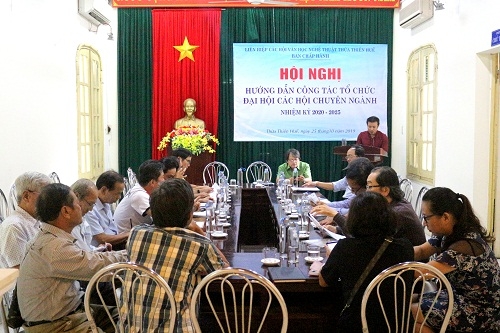 Liên hiệp Hội tổ chức Hội nghị hướng dẫn công tác tổ chức Đại hội các Hội Chuyên ngành (nhiệm kỳ 2020 - 2025)
