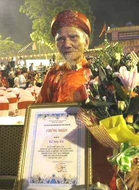 Nghệ nhân Lữ Hữu Thi với nhã nhạc cung đình triều Nguyễn