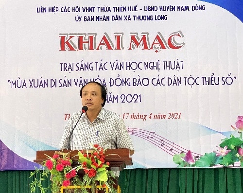 Liên hiệp các Hội VHNT Thừa Thiên Huế tổ chức trại sáng tác tại Nam Đông