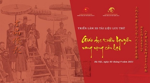 Triển lãm 3D về di sản giáo dục triều Nguyễn chào đón năm học mới