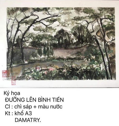 Chùm tranh họa sĩ Đặng Mậu Triết