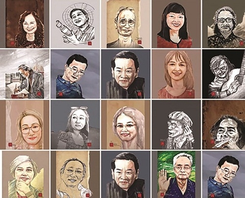 ‘Nhà báo vẽ nhà báo’