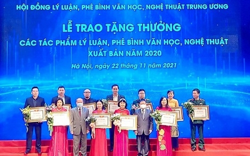 Tổ chức xét tặng thưởng tác phẩm lý luận, phê bình văn học, nghệ thuật năm 2021