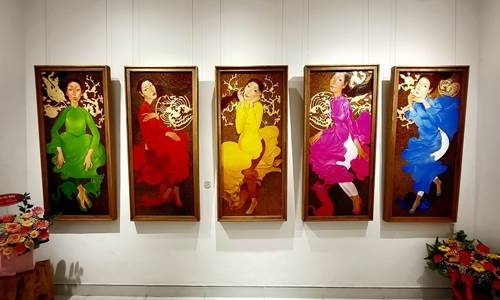 Triển lãm "Hương thời gian" của họa sĩ Đặng Thị Thu An