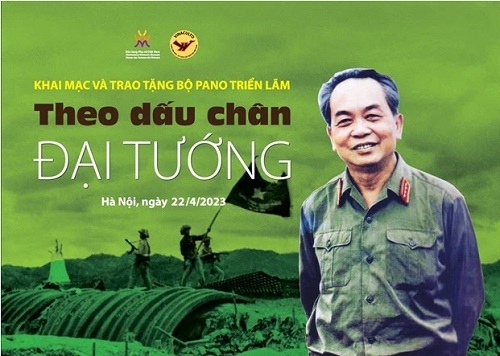 Triển lãm thơ diễn ca lịch sử 'Theo dấu chân Đại tướng'