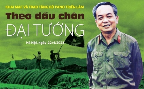 Triển lãm "Theo dấu chân Đại tướng"