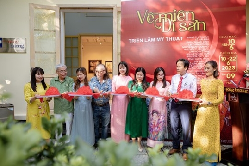 Triển lãm mỹ thuật "Về miền di sản"
