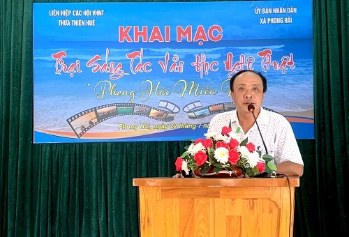 Khai mạc trại sáng tác VHNT "Phong Hải miền nhớ" năm 2023