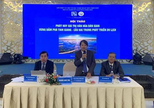 Hội thảo "Phát huy giá trị văn hóa dân gian vùng đầm phá Tam Giang - Cầu Hai trong phát triển du lịch"