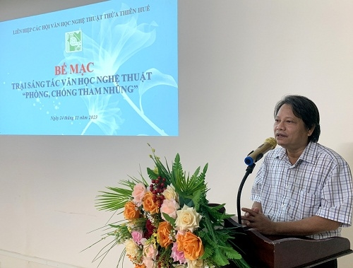 Bế mạc trại sáng tác văn học nghệ thuật "Phòng, chống tham nhũng" năm 2023