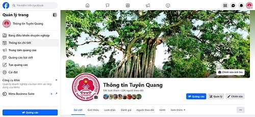 Fanpage “Thông tin Tuyên Quang”: Cầu nối hiệu quả, cập nhật tin tức nhanh chóng