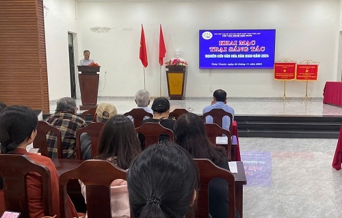 Khai mạc Trại sáng tác nghiên cứu văn hóa dân gian năm 2024