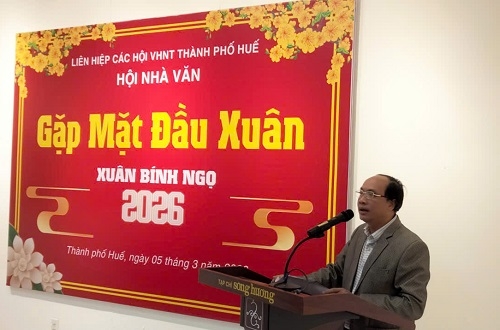 Hội Nhà văn thành phố Huế tổ chức gặp mặt đầu xuân Bính Ngọ 2026
