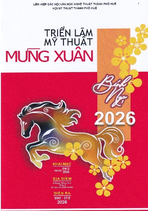 Khai mạc Triển lãm Mỹ thuật "Mừng Xuân và con giáp Bính Ngọ 2026"